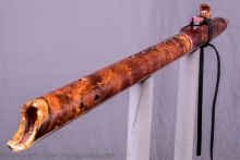 Honduran Rosewood Burl Native American Flute, Minor, Low E-4, #K4F (8)